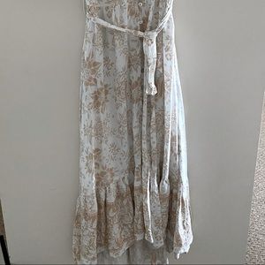 Petal and Pup Neutral floral dress